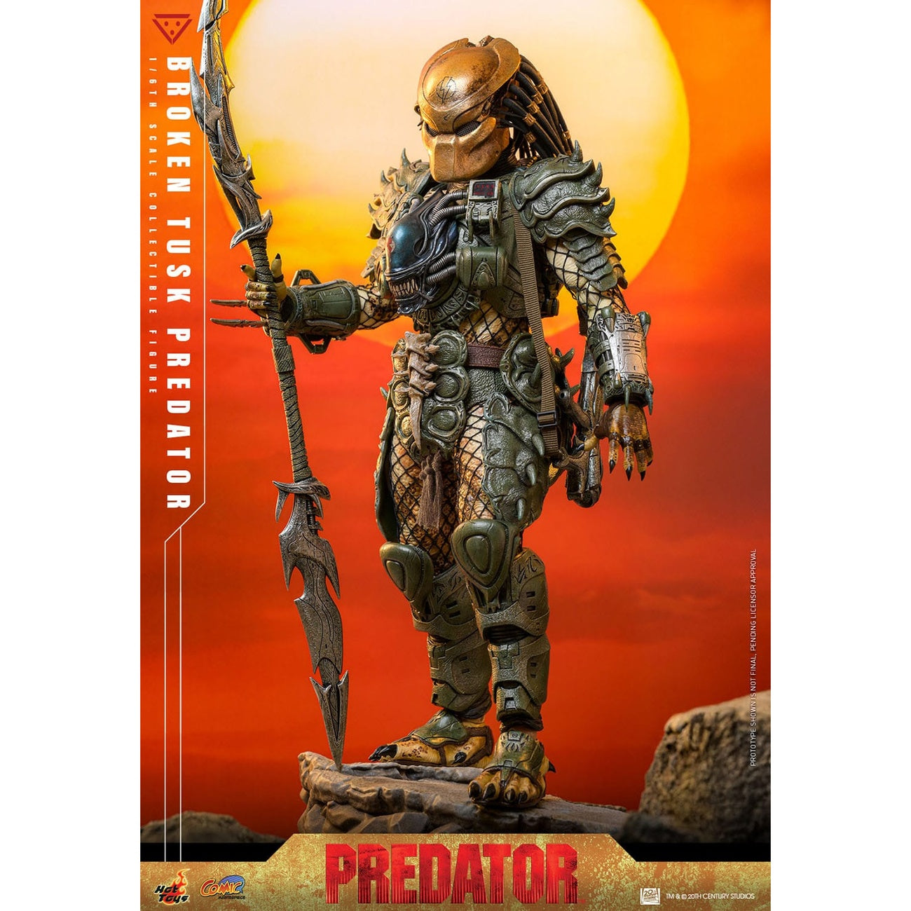Product image Alien vs. Predator - Broken Tusk Predator Masterpiece 1:6 Action Figure