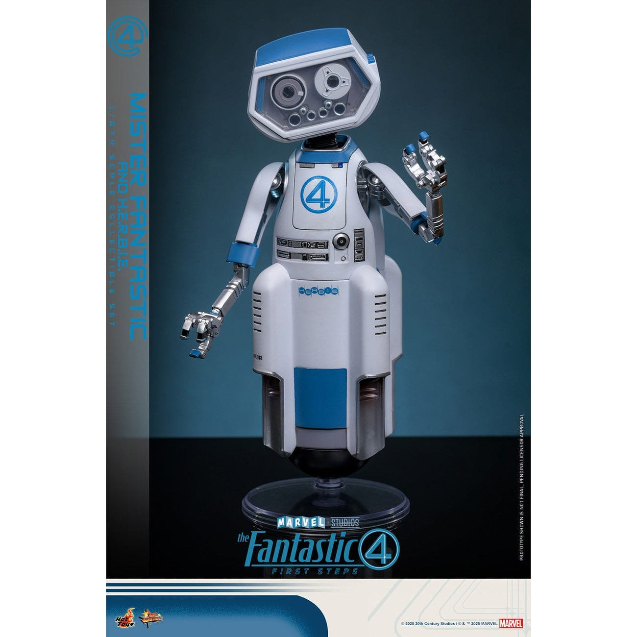 Product image The Fantastic Four - Mister Fantastic & H.E.R.B.I.E. Masterpiece Action Figure Set 1:6