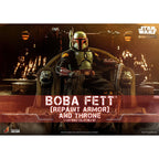 Product image Star Wars: The Mandalorian - Boba Fett 1:6 Scale Action Figure Repaint Armor and Throne Special Edition