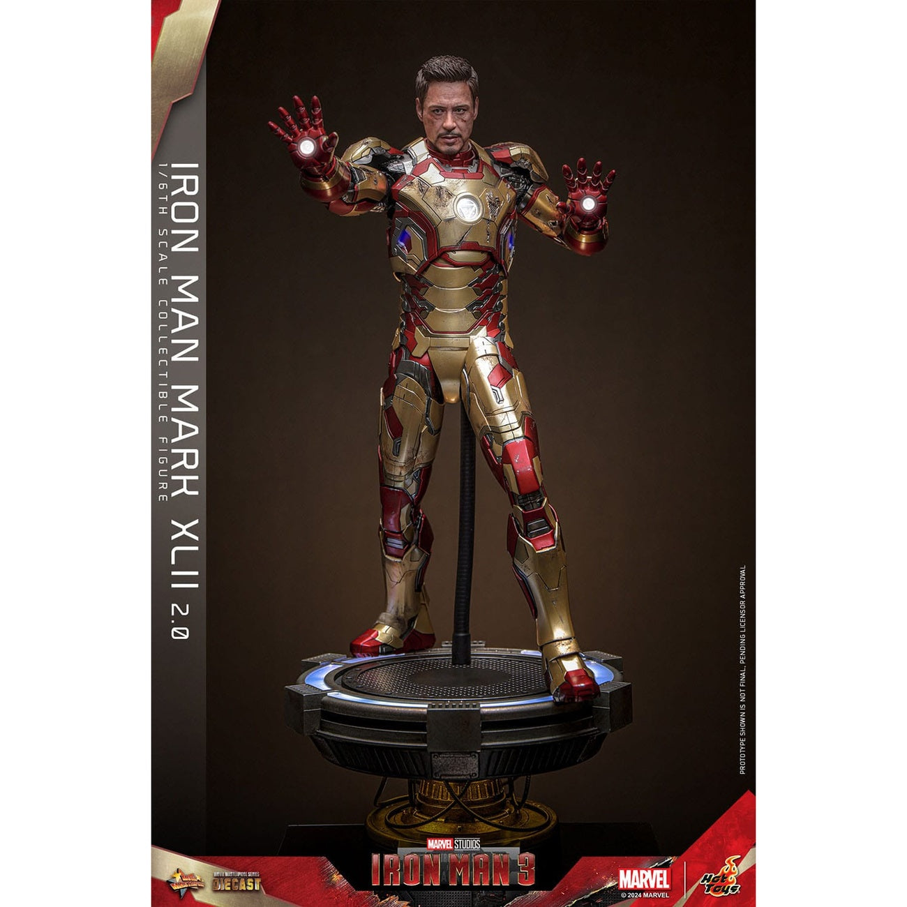 Product image Iron Man 3 - Iron Man Mark XLII Masterpiece Diecast 1:6 Deluxe Action Figure