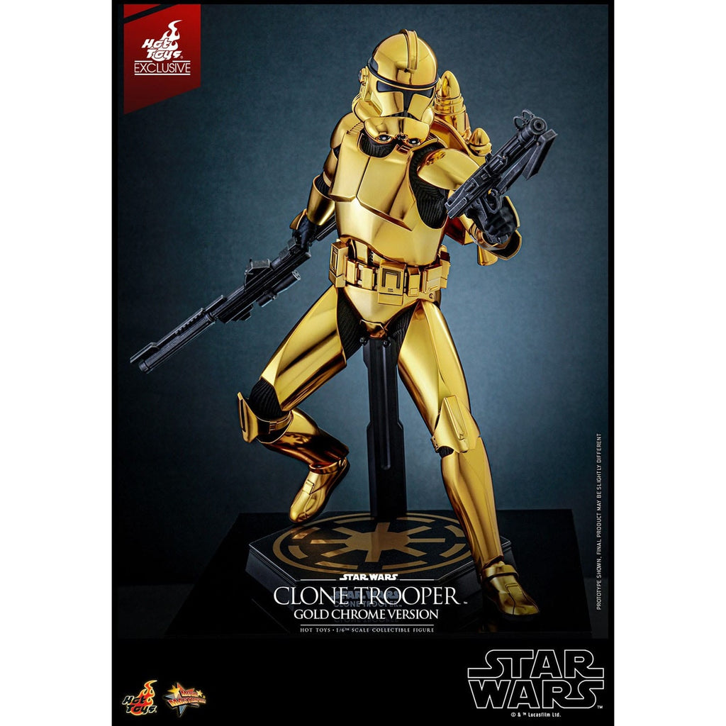 Product image Star Wars – Clone Trooper Action Figure 1:6 Gold Chrome Version Exclusive