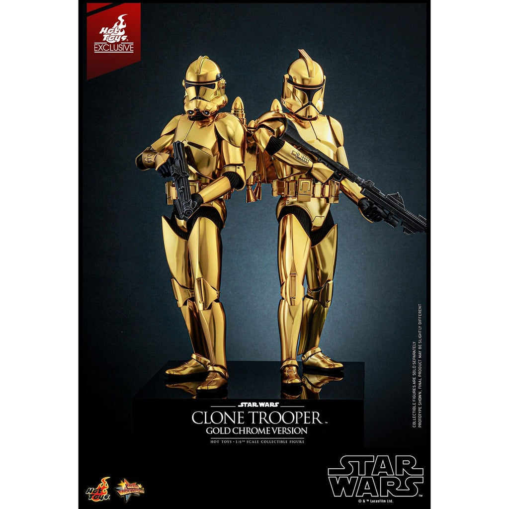 Product image Star Wars – Clone Trooper Action Figure 1:6 Gold Chrome Version Exclusive