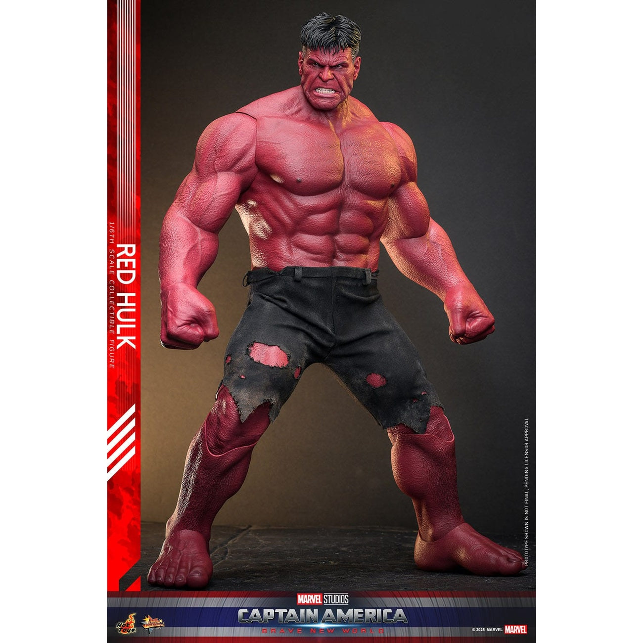 Product image Captain America: Brave New World - Red Hulk Masterpiece 1:6 Action Figure