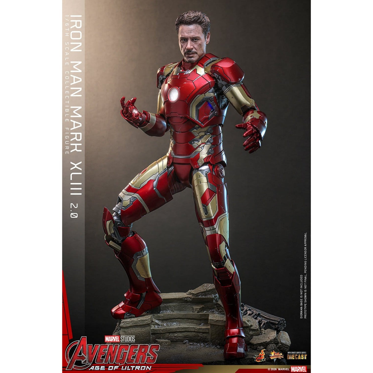 Product image Avengers: Age of Ultron - Iron Man Mark XLIII Masterpiece Diecast 1:6 Action Figure