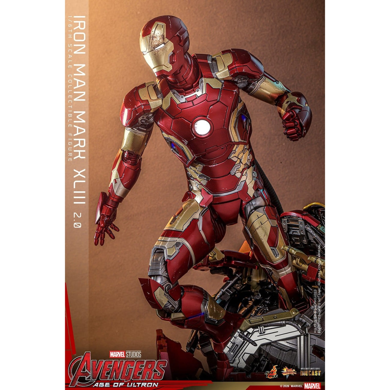 Product image Avengers: Age of Ultron - Iron Man Mark XLIII Masterpiece Diecast 1:6 Action Figure