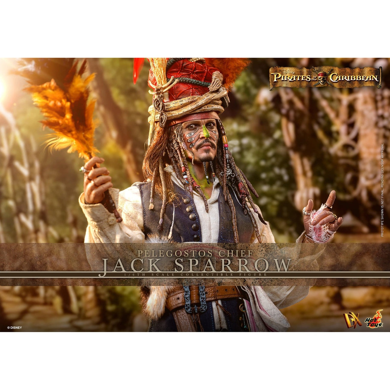 Product image Pirates of the Caribbean - Pelegostos Chief Jack Sparrow 1:6 Action Figure