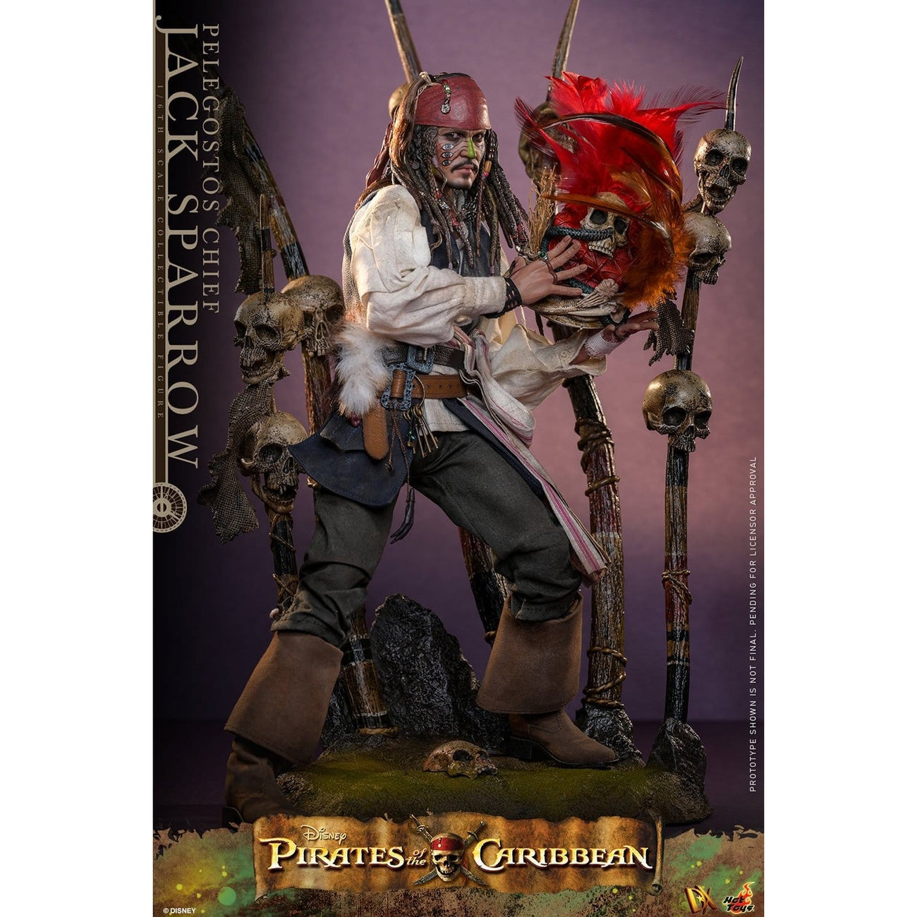 Product image Pirates of the Caribbean - Pelegostos Chief Jack Sparrow 1:6 Action Figure