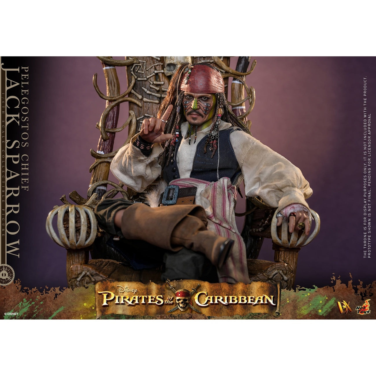 Product image Pirates of the Caribbean - Pelegostos Chief Jack Sparrow 1:6 Action Figure