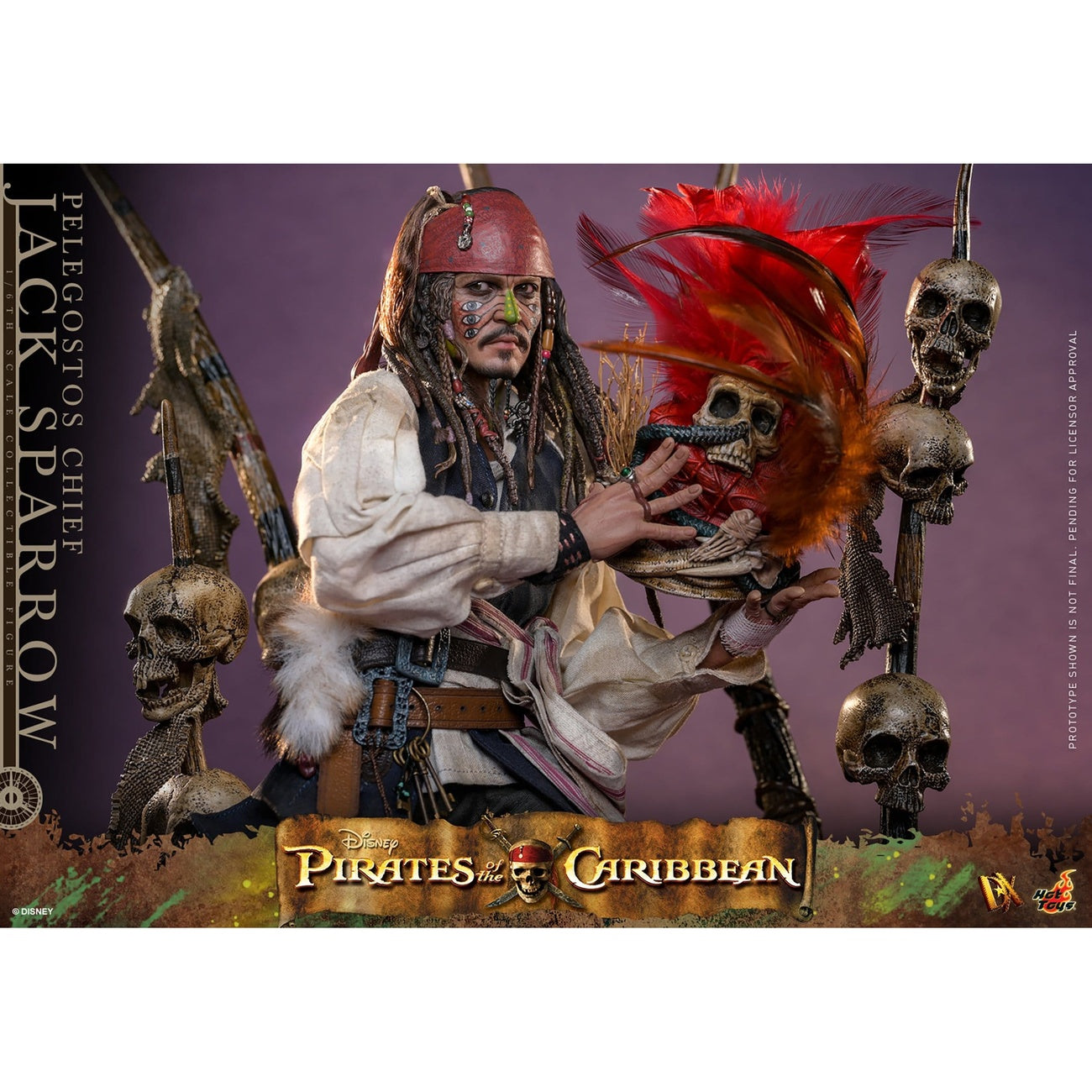 Product image Pirates of the Caribbean - Pelegostos Chief Jack Sparrow 1:6 Action Figure