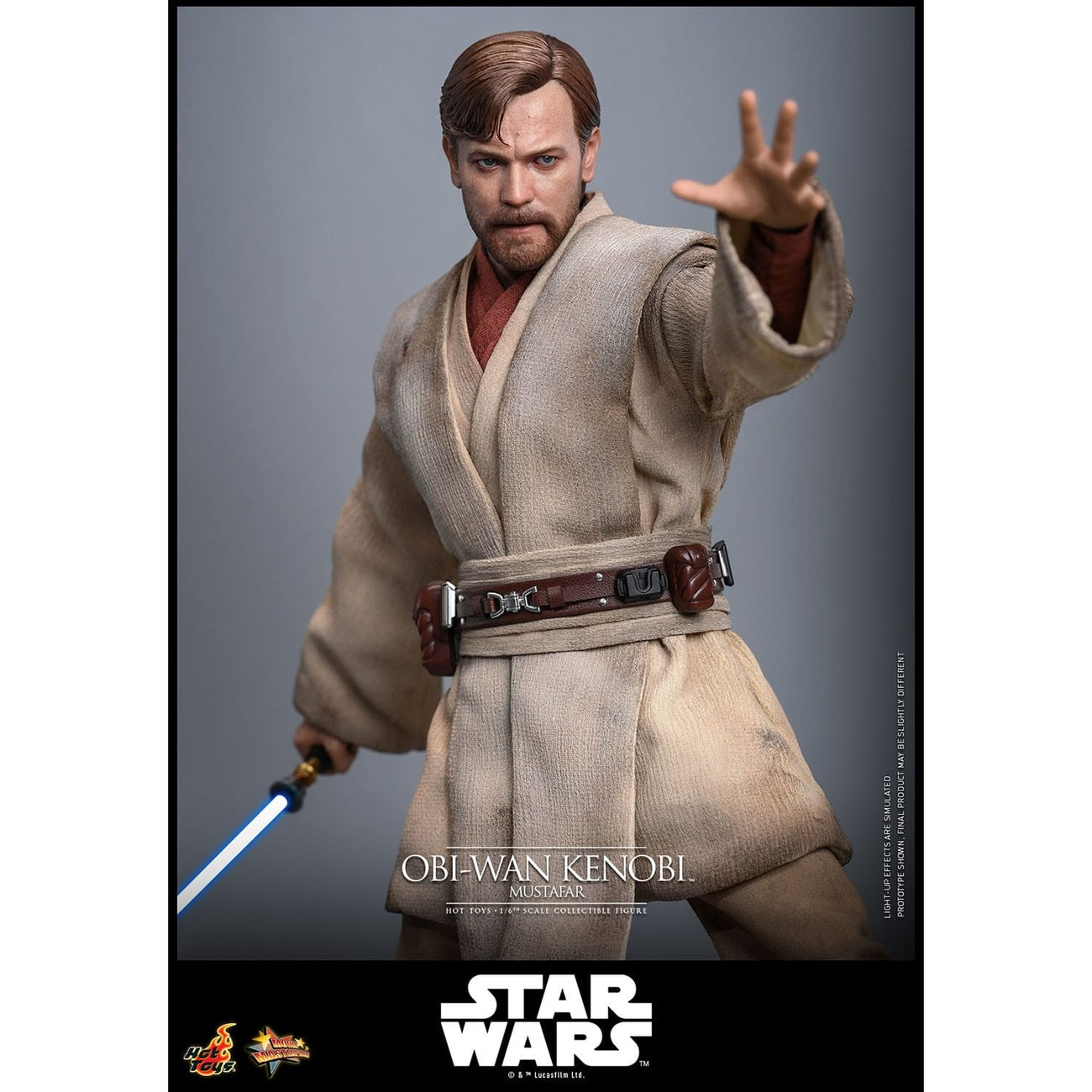 Product image Star Wars Episode III: Revenge of the Sith – Obi-Wan Kenobi (Mustafar) Masterpiece 1:6 Scale Action Figure