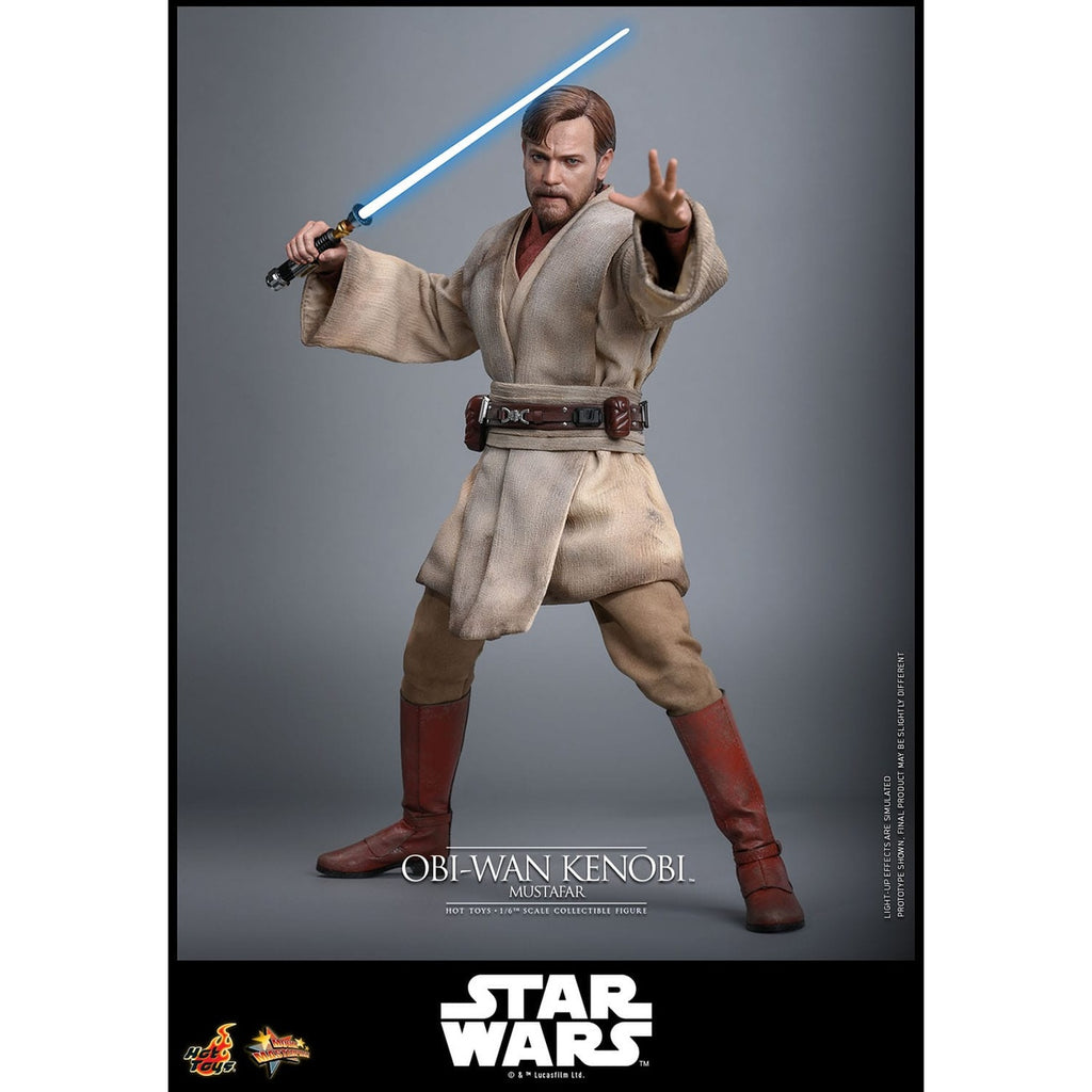 Product image Star Wars Episode III: Revenge of the Sith – Obi-Wan Kenobi (Mustafar) Masterpiece 1:6 Scale Action Figure