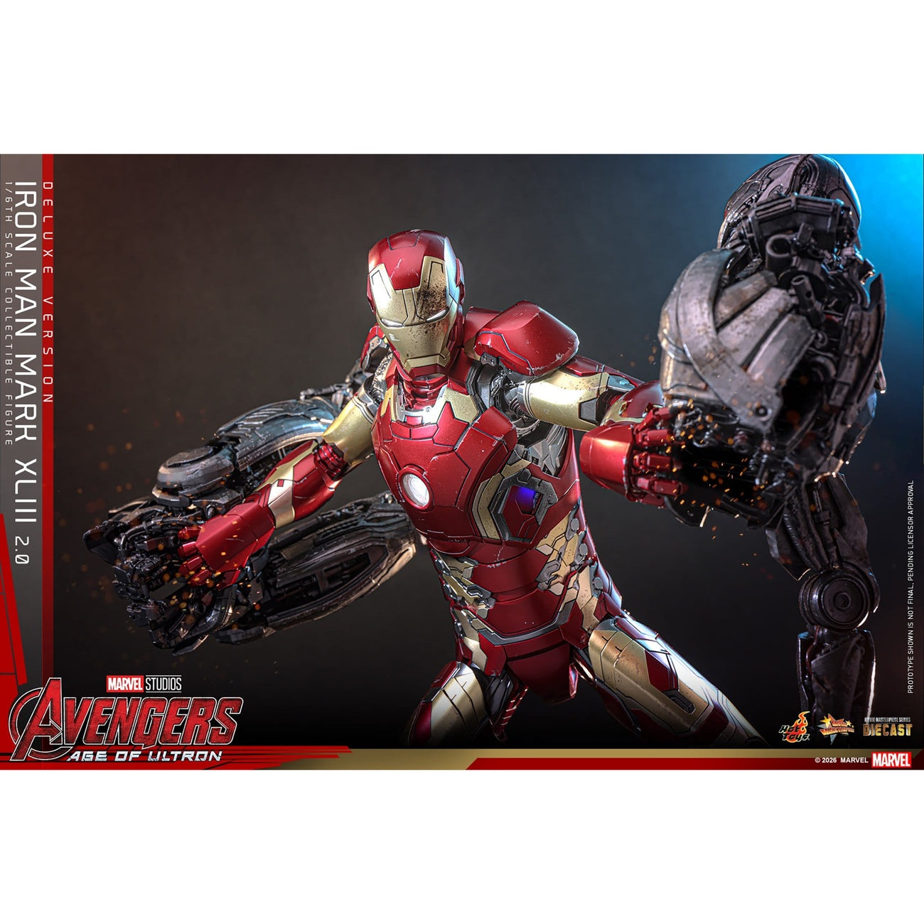 Product image Avengers: Age of Ultron - Iron Man Mark XLIII Masterpiece 1:6 Scale Action Figure Deluxe Version