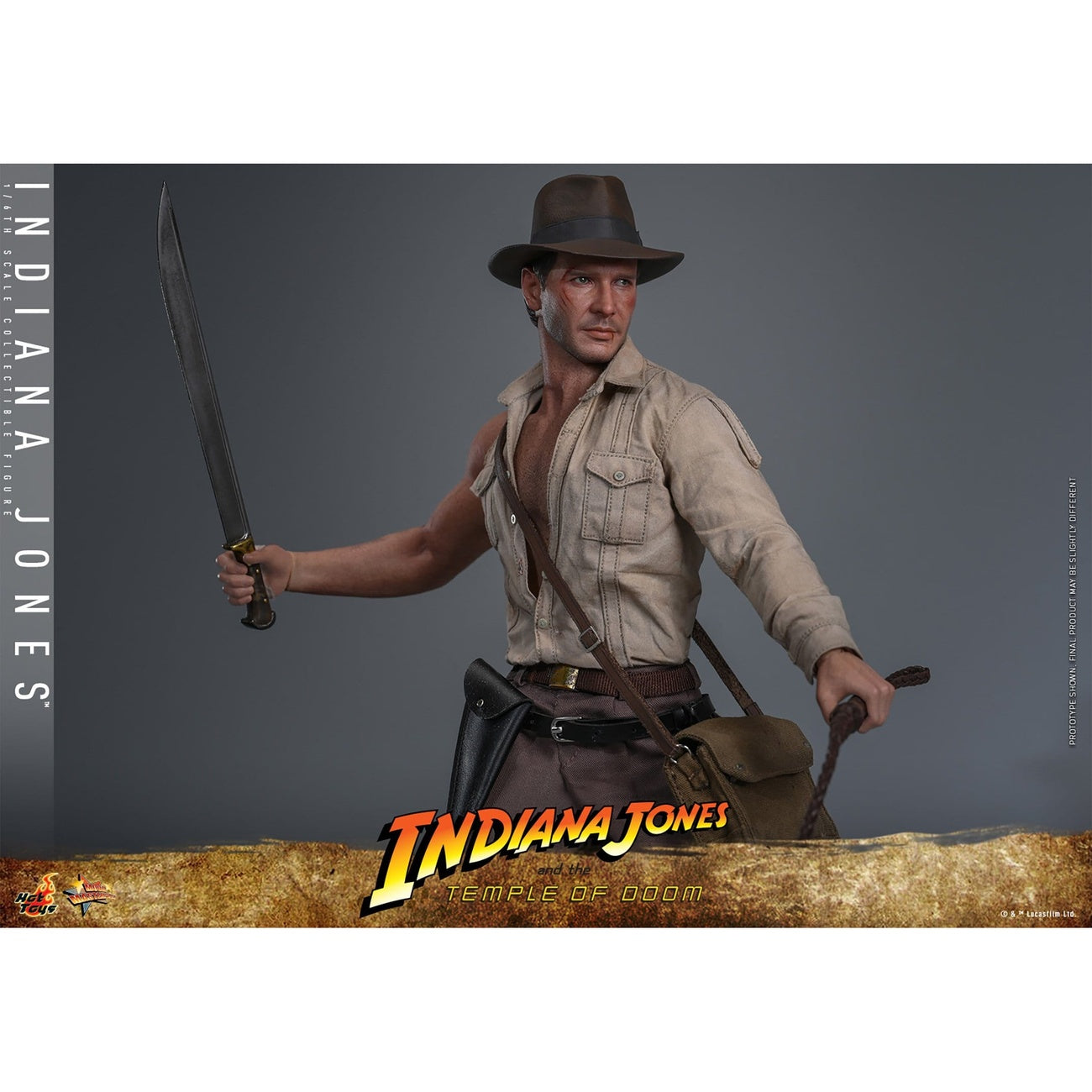 Product image Indiana Jones Masterpiece 1:6 Action Figure - Indiana Jones