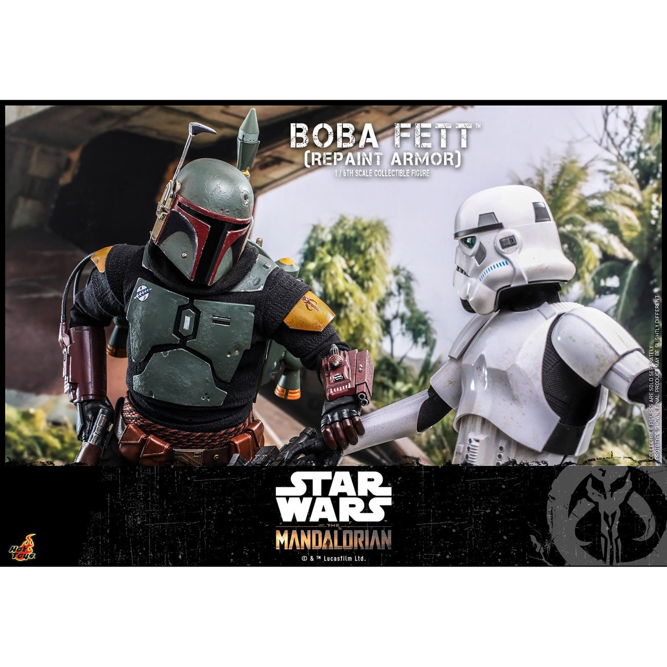 Product image Star Wars: The Mandalorian – Boba Fett Action Figure 1:6 Repaint Armor Special Edition