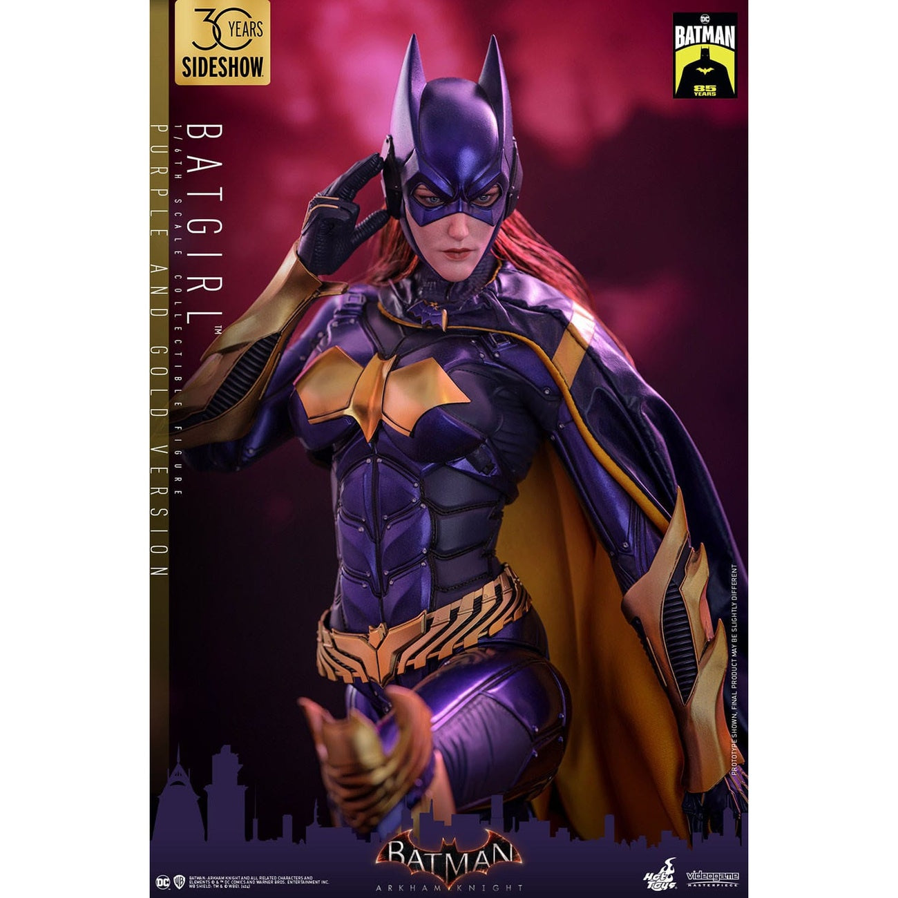 Product image Batman: Arkham Knight – Batgirl Masterpiece Action Figure 1:6 Purple and Gold Version Exclusive