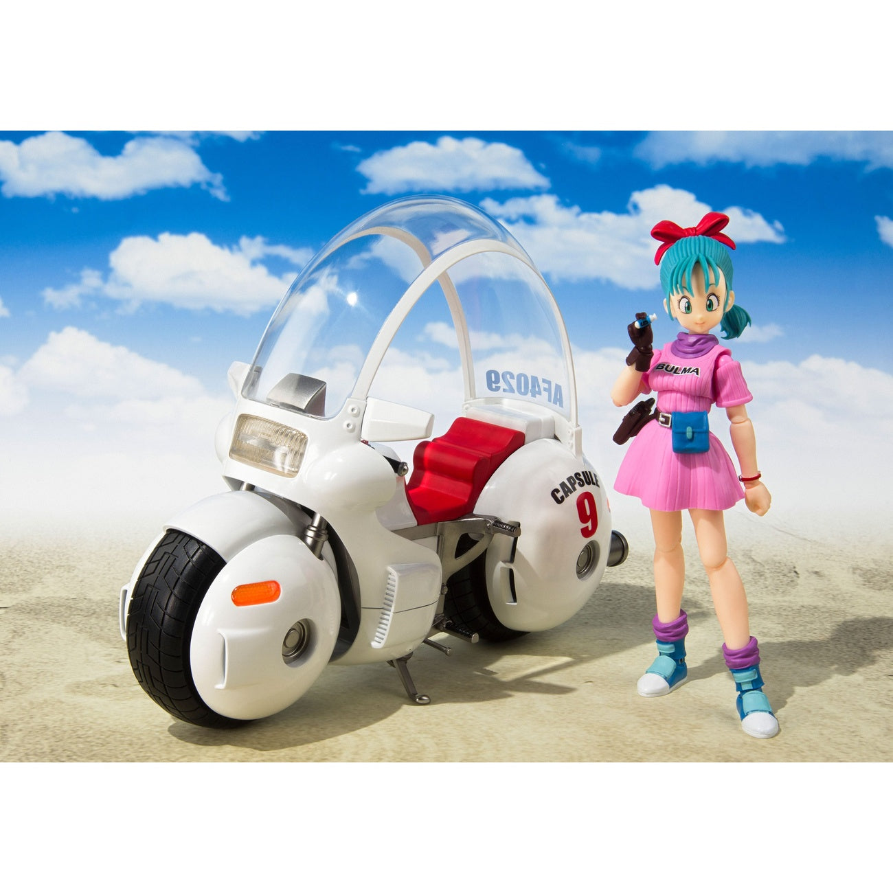 Product image Dragon Ball - Bulma with Hoipoi Capsule No. 9 S.H. Figuarts Set