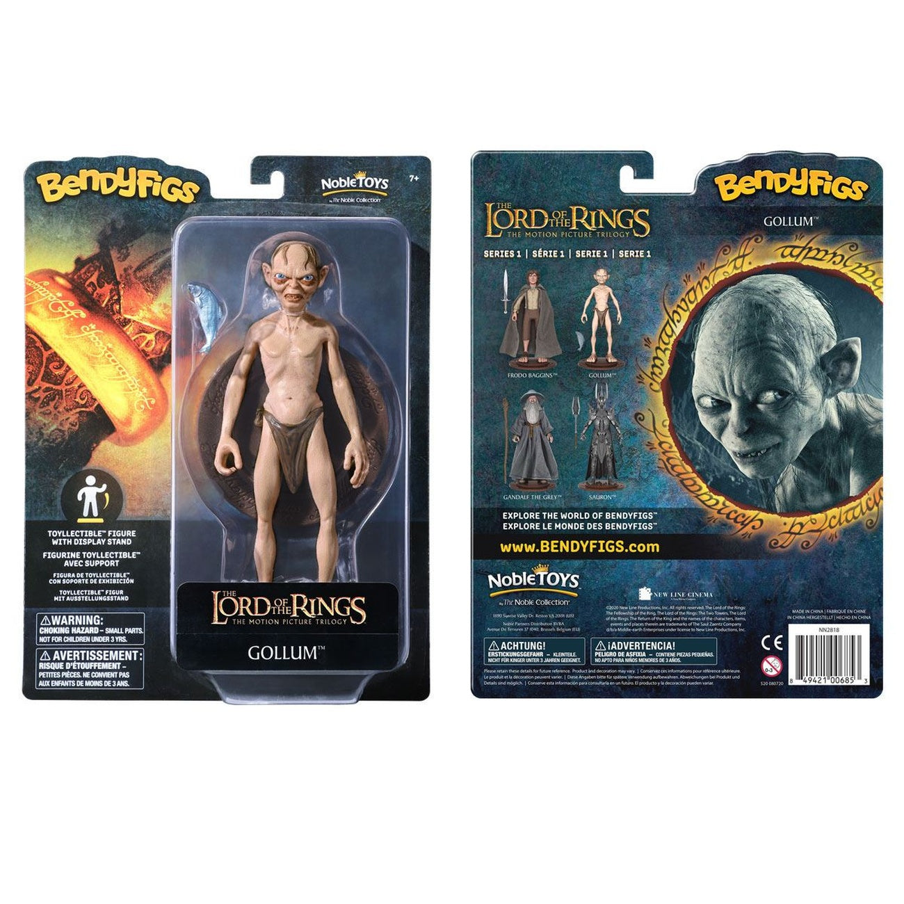 Product image The Lord of the Rings - Gollum Bendyfigs Figure