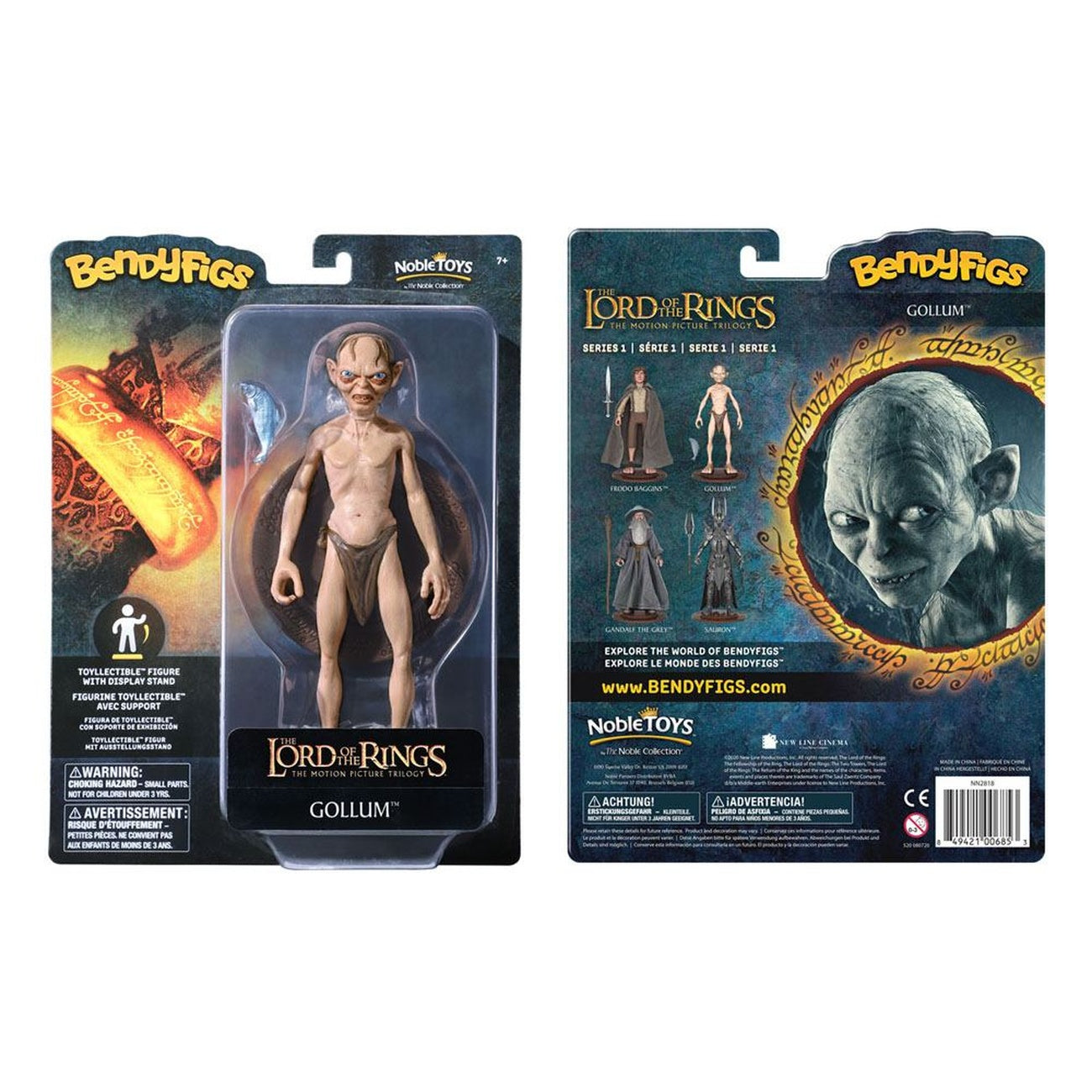 Product image The Lord of the Rings - Gollum Bendyfigs Figure
