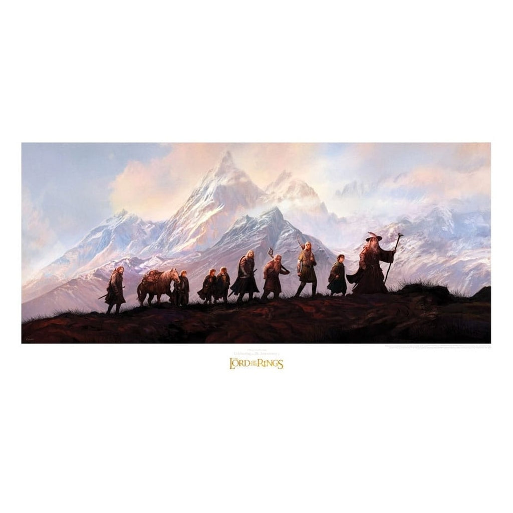 Product image The Lord of the Rings - The Fellowship Art Print 20th Anniversary
