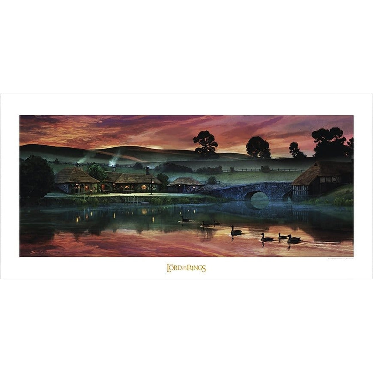 Product image The Lord of the Rings - The Green Dragon Inn Art Print