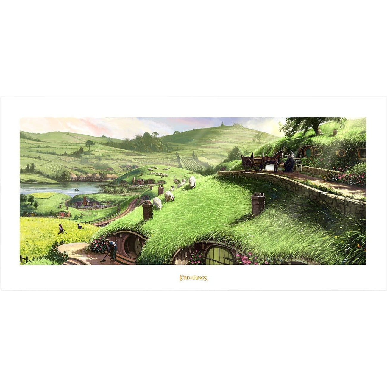 Product image The Lord of the Rings - The Shire Art Print