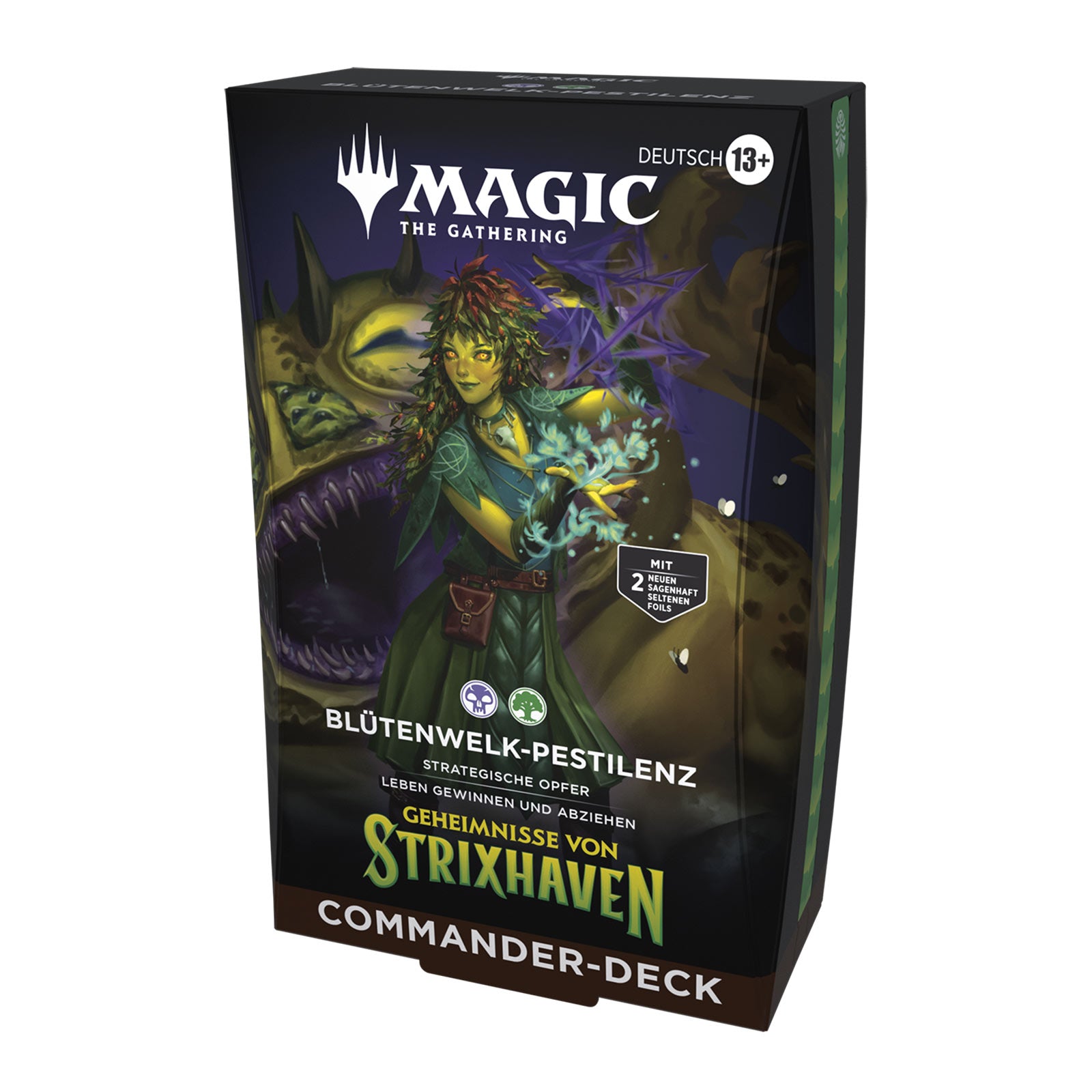 Product image Strixhaven: School of Mages Witherbloom Witchcraft Commander Deck German Version - Magic: The Gathering