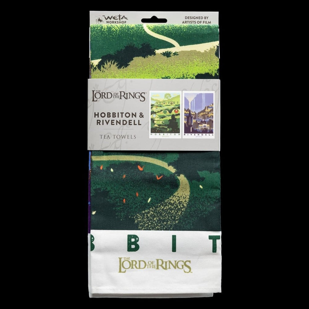 Product image The Lord of the Rings - Rivendell & Hobbiton Tea Towel Set of 2