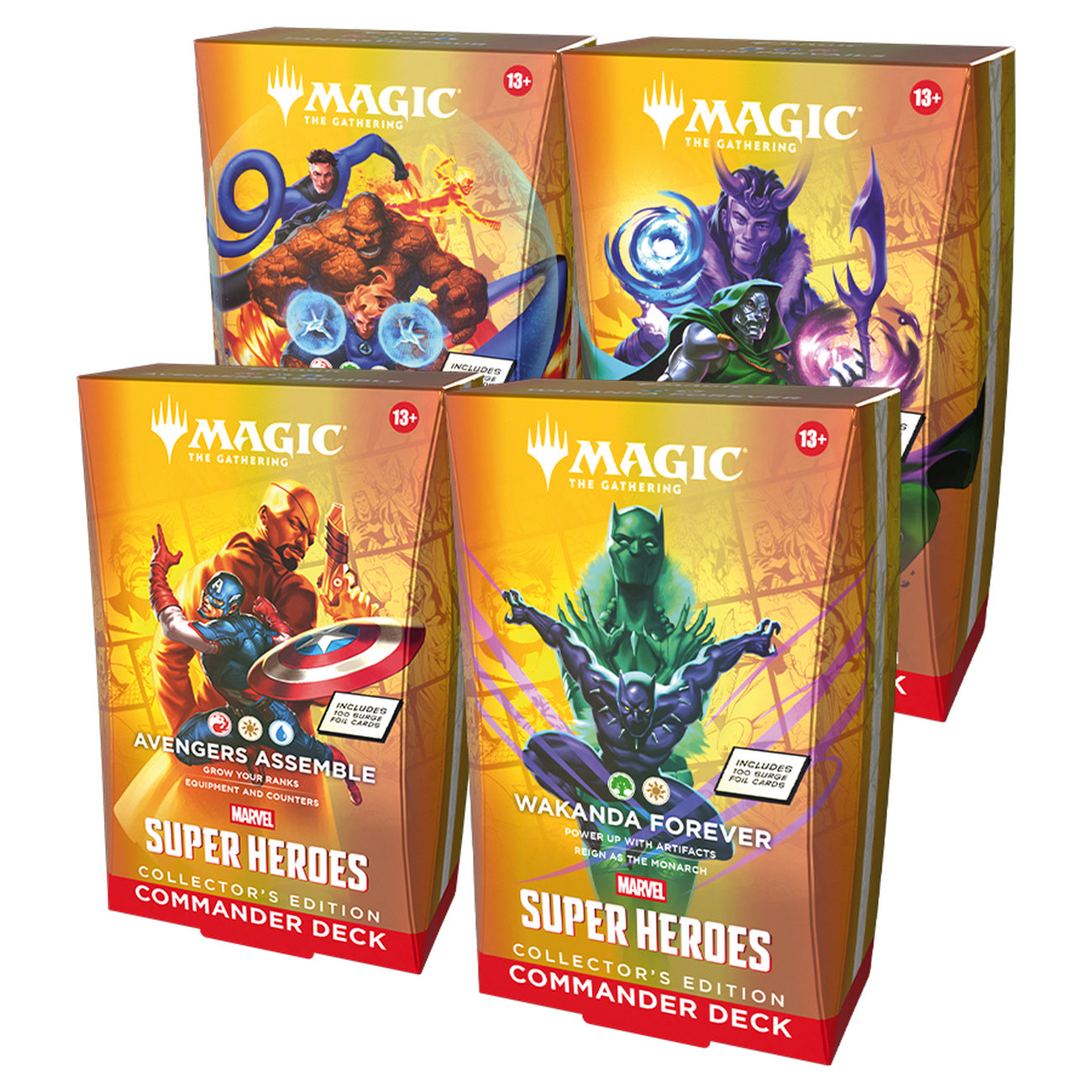 Product image Marvel Super Heroes Commander Decks Collector's Edition English Version - Magic: The Gathering