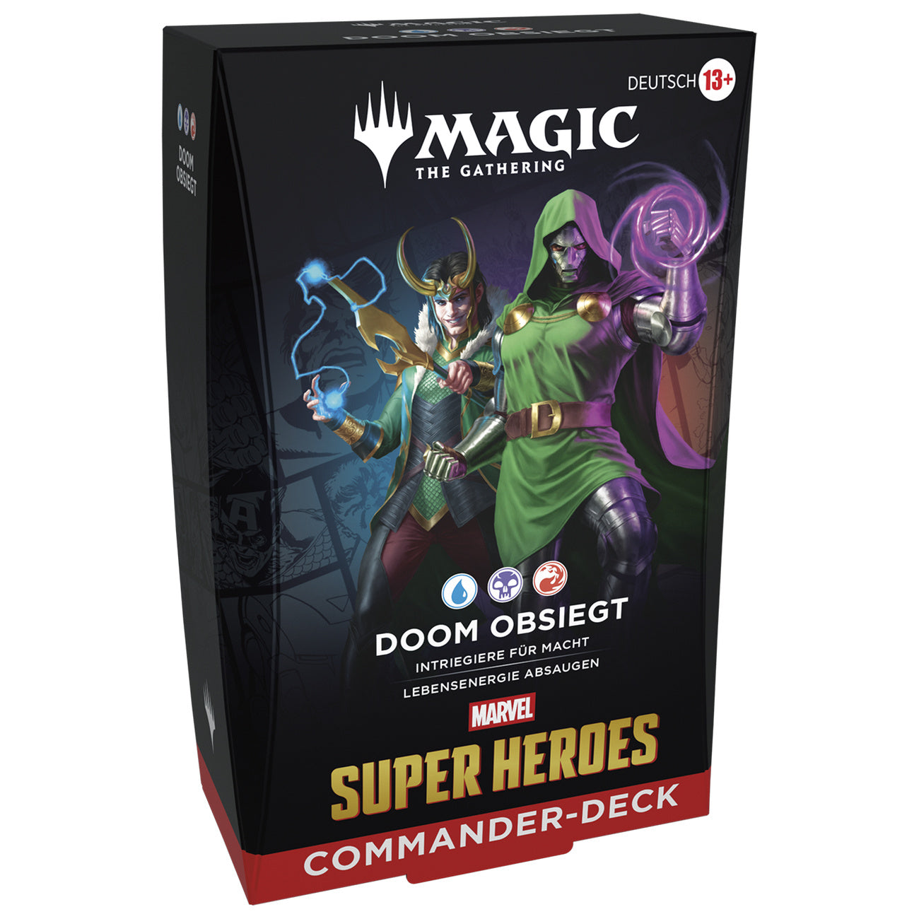 Product image Marvel Super Heroes Doom Dominates Commander Deck German Version - Magic: The Gathering