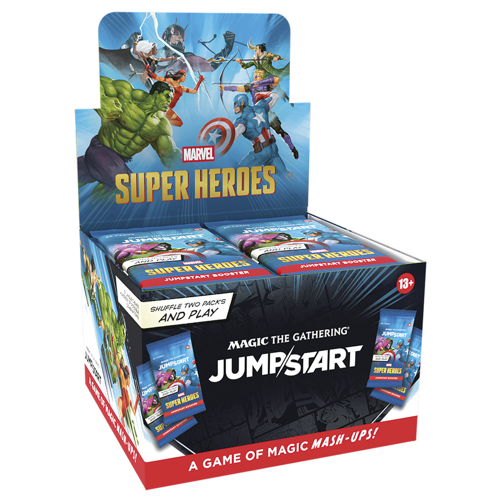 Product image Marvel Super Heroes Jumpstart Booster English Version – Magic: The Gathering Display