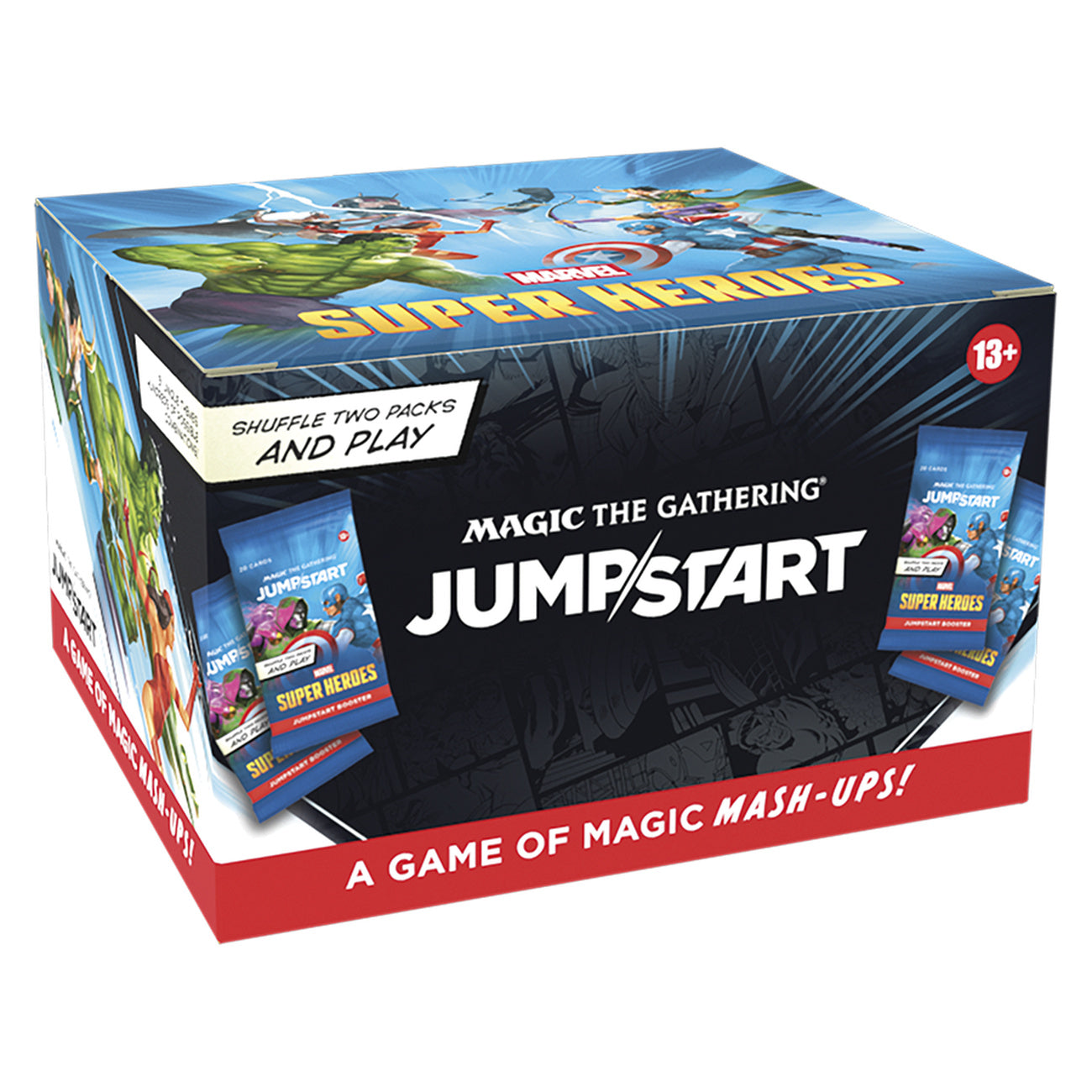 Product image Marvel Super Heroes Jumpstart Booster English Version – Magic: The Gathering Display