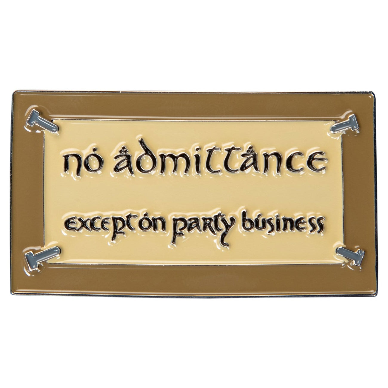 Product image The Lord of the Rings - No Admittance Magnet