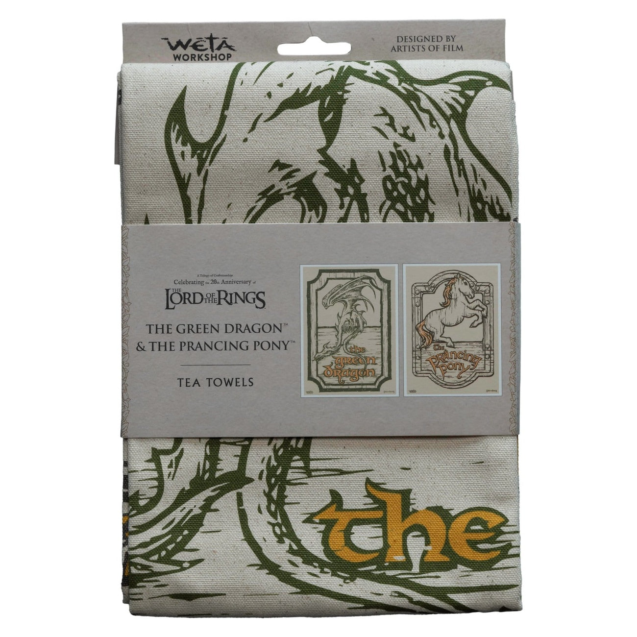 Product image The Lord of the Rings - Green Dragon and Prancing Pony Tea Towel Set of 2