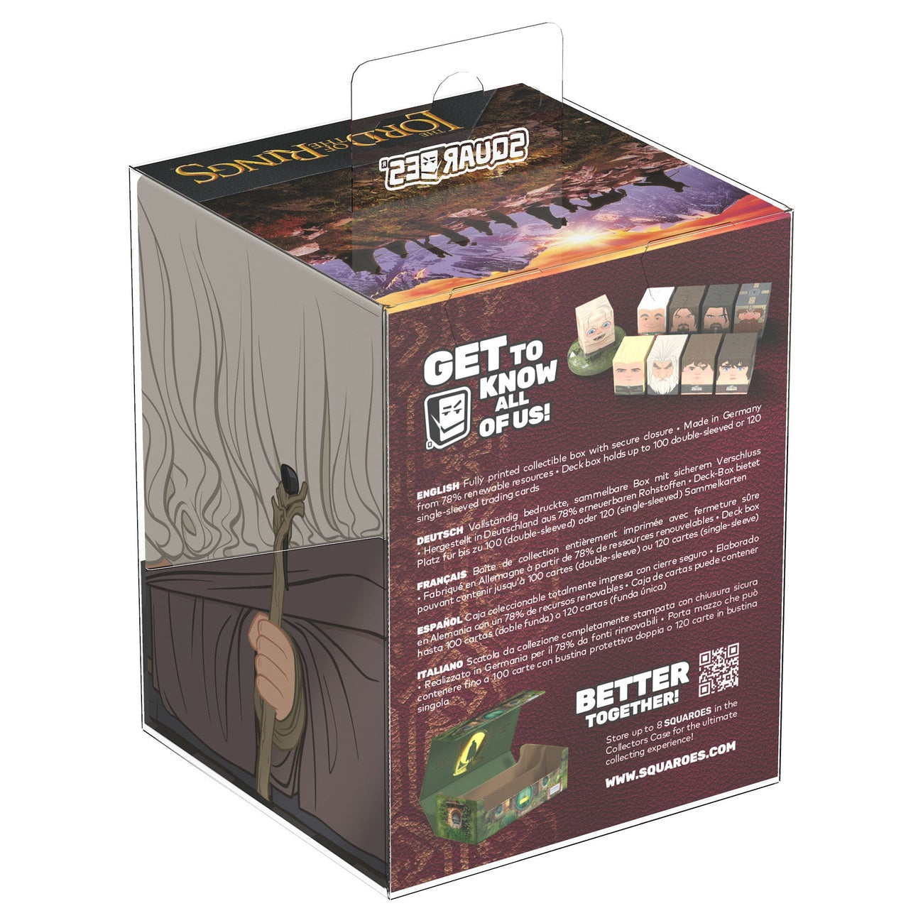 Product image Gandalf the Grey Trading Card Deck Box Ultimate Guard - The Lord of the Rings
