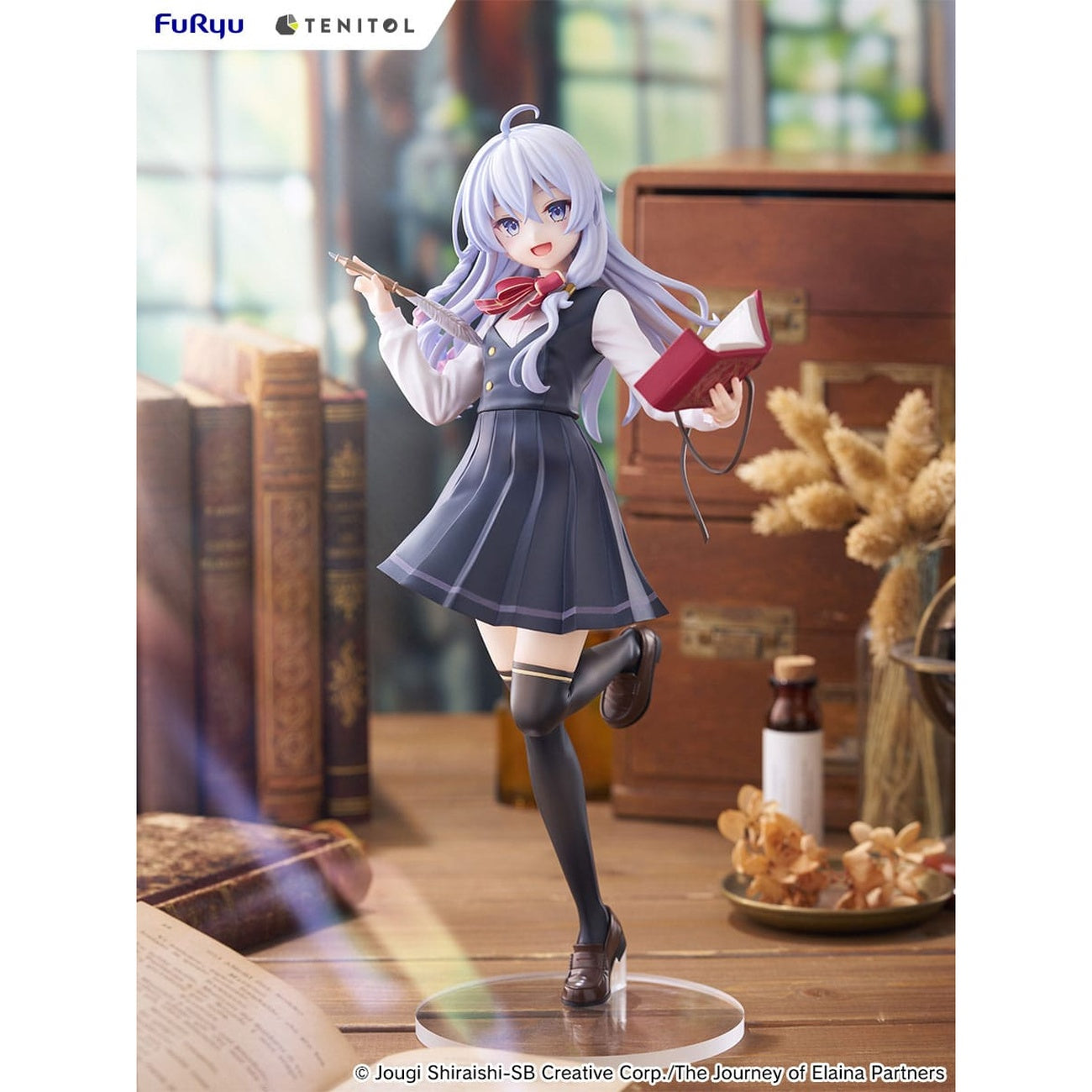 Product image Wandering Witch: The Journey of Elaina Tenitol Tall PVC Statue Elaina School Uniform Ver. 29 cm