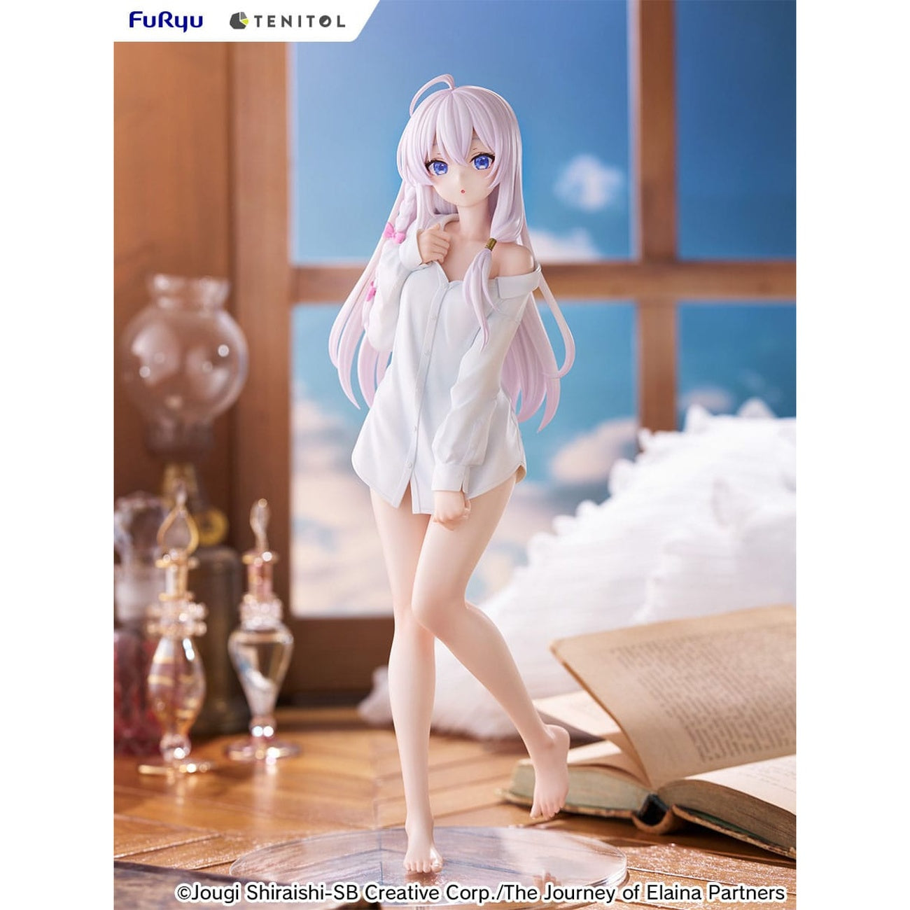 Product image Wandering Witch: The Journey of Elaina Tenitol Tall PVC Statue Elaina Shirt Ver. 30 cm
