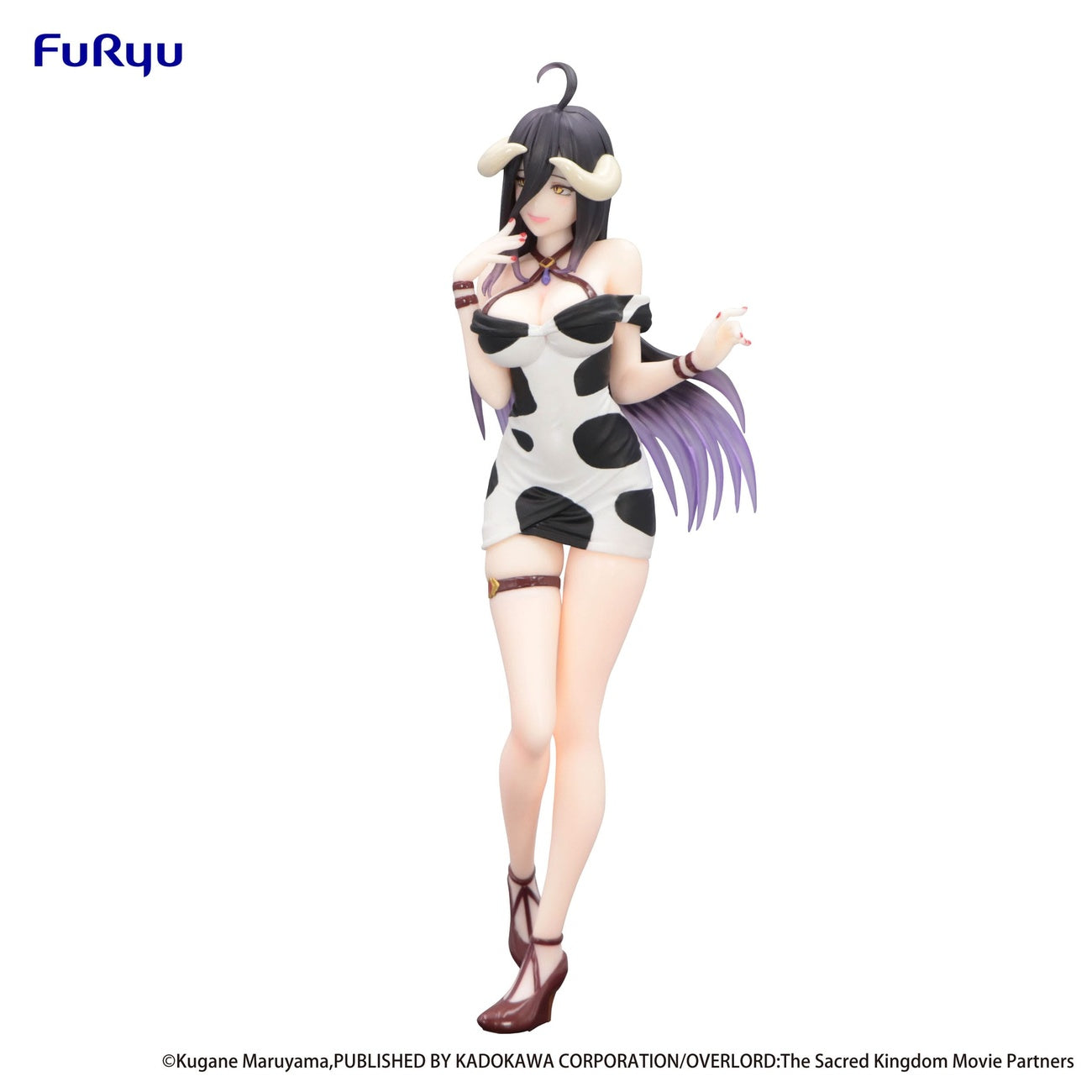 Product image Overlord Trio-Try-iT PVC Statue Albedo Mini Dress Cow Pattern Ver. 21 cm