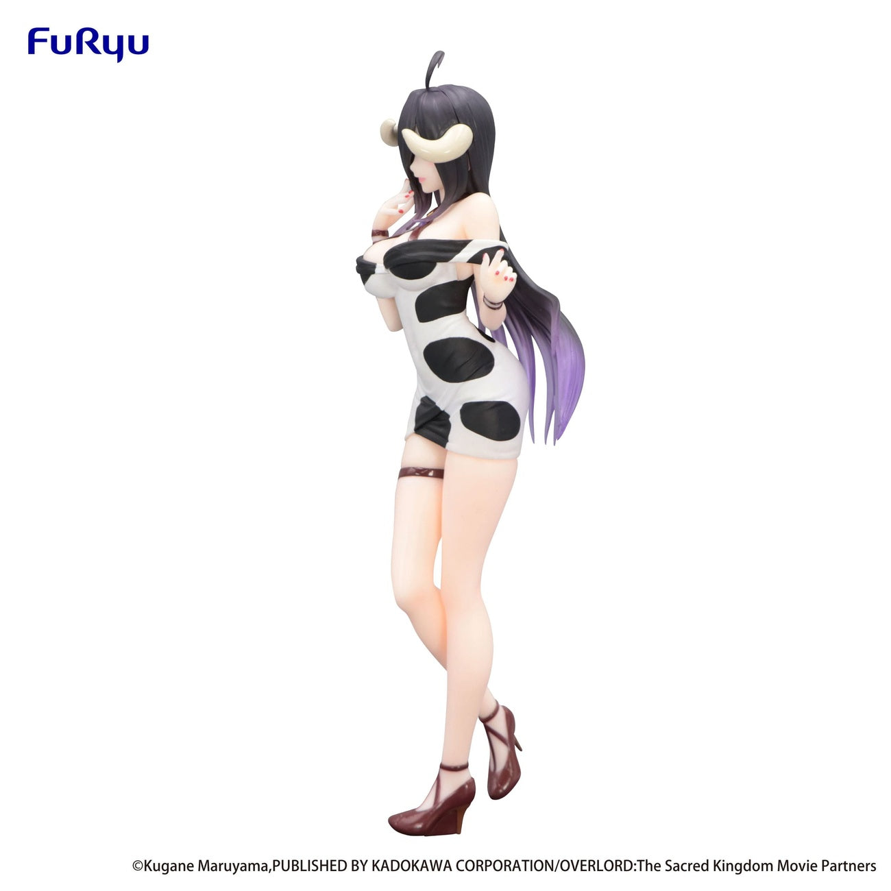 Product image Overlord Trio-Try-iT PVC Statue Albedo Mini Dress Cow Pattern Ver. 21 cm