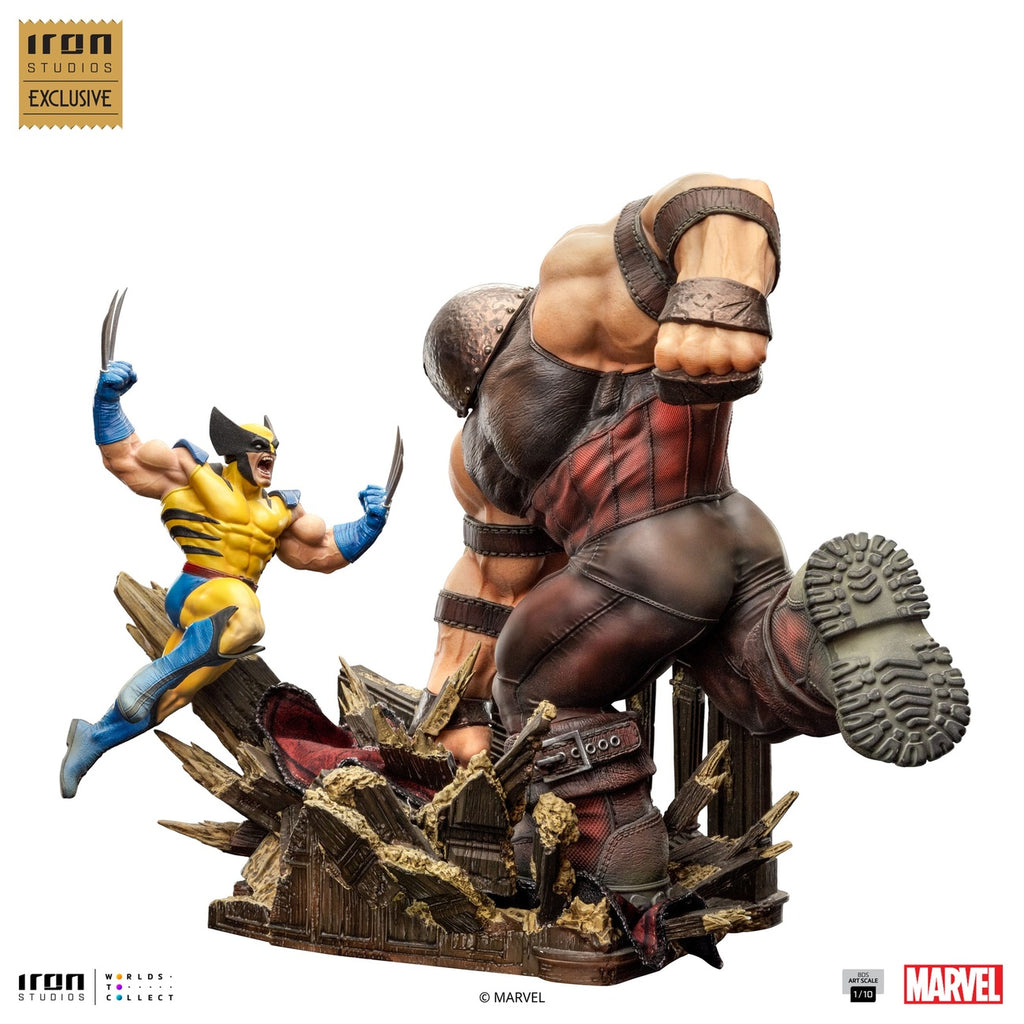Product image Marvel BDS Art Scale 1/10 Statue Wolverine vs Juggernaut heo EU Exclusive 30 cm