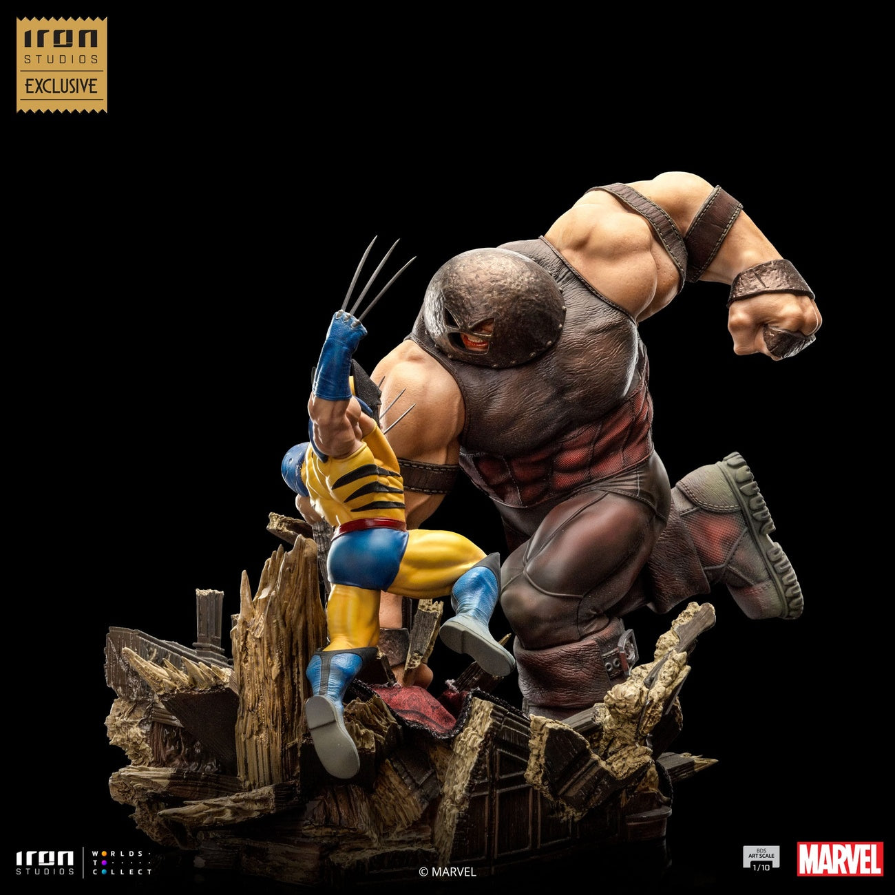 Product image Marvel BDS Art Scale 1/10 Statue Wolverine vs Juggernaut heo EU Exclusive 30 cm