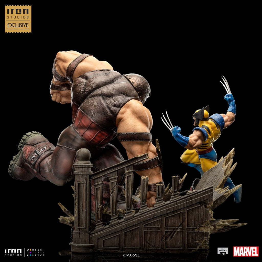 Product image Marvel BDS Art Scale 1/10 Statue Wolverine vs Juggernaut heo EU Exclusive 30 cm