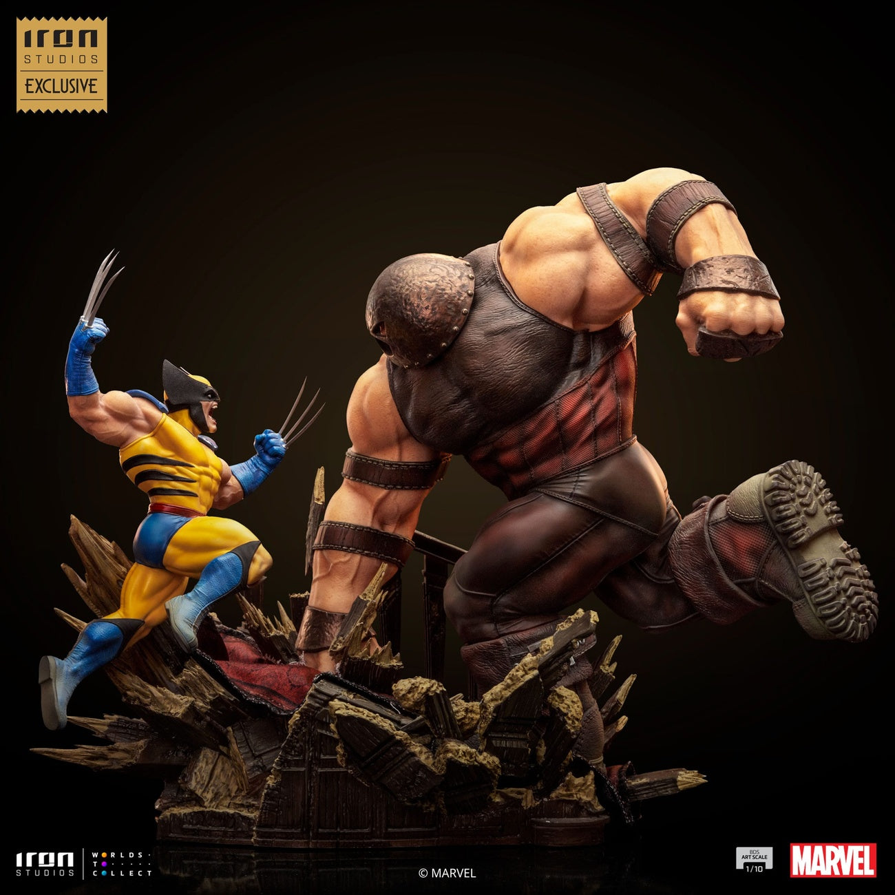 Product image Marvel BDS Art Scale 1/10 Statue Wolverine vs Juggernaut heo EU Exclusive 30 cm