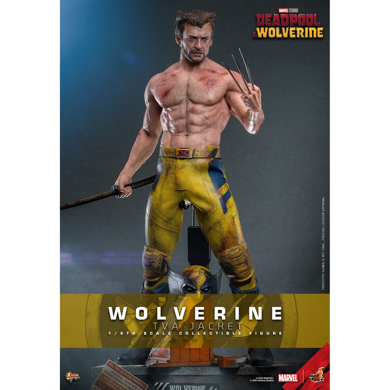 Product image Deadpool & Wolverine Movie Masterpiece Action Figure 1/6 Wolverine (TVA Jacket Version) 31 cm