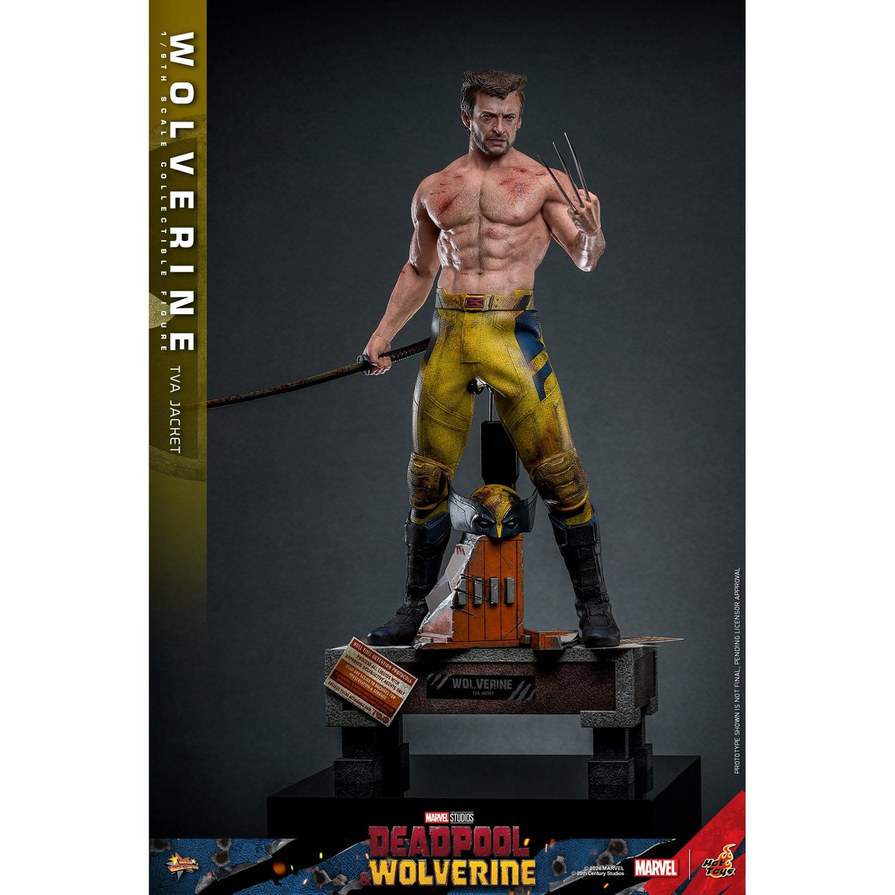 Product image Deadpool & Wolverine Movie Masterpiece Action Figure 1/6 Wolverine (TVA Jacket Version) 31 cm