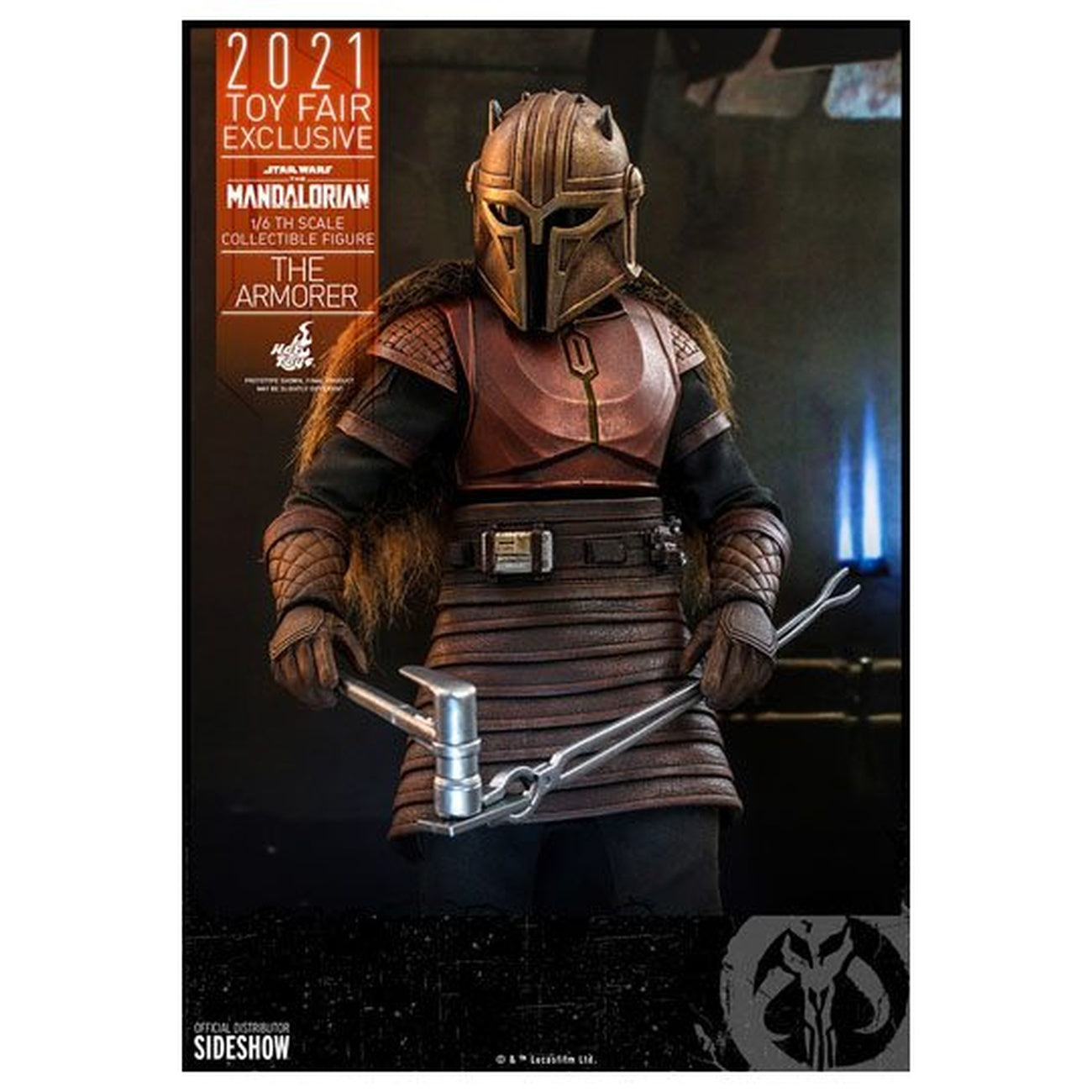 Product image Star Wars The Mandalorian Action Figure 1/6 The Armorer 2021 Toy Fair Exclusive 29 cm