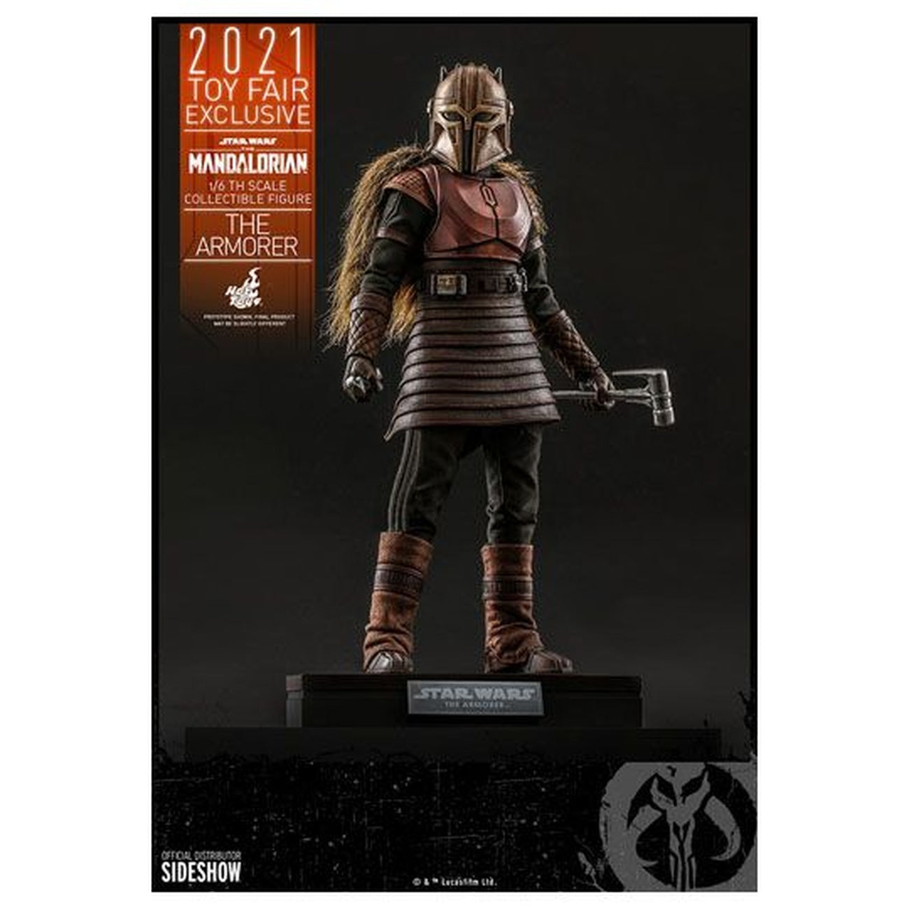 Product image Star Wars The Mandalorian Action Figure 1/6 The Armorer 2021 Toy Fair Exclusive 29 cm