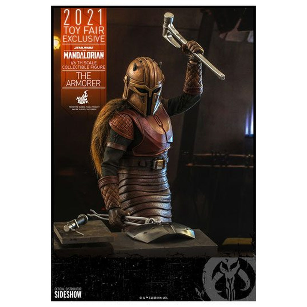 Product image Star Wars The Mandalorian Action Figure 1/6 The Armorer 2021 Toy Fair Exclusive 29 cm