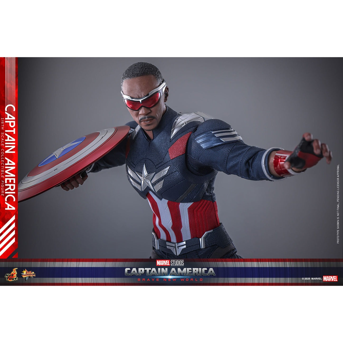 Product image Captain America: Brave New World Movie Masterpiece Action Figure 1/6 Captain America 30 cm