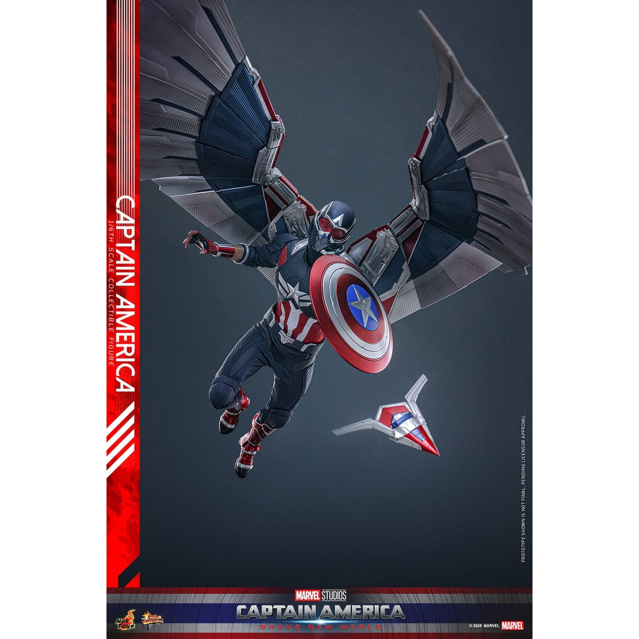 Product image Captain America: Brave New World Movie Masterpiece Action Figure 1/6 Captain America 30 cm