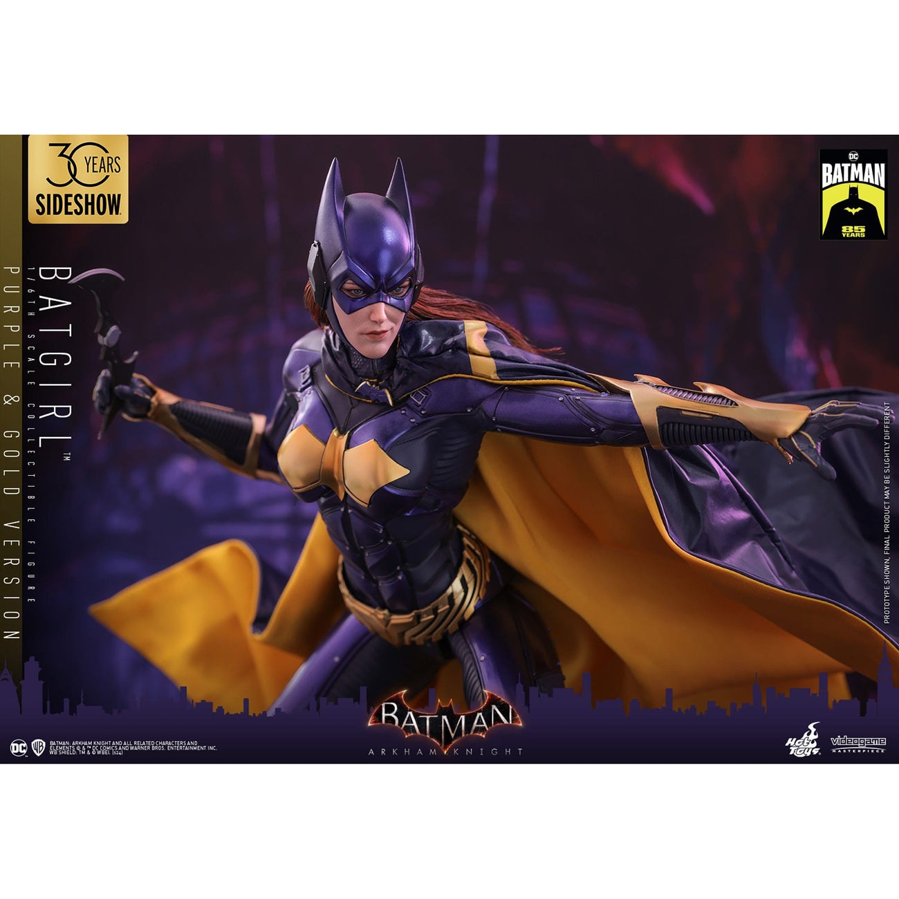 Product image Batman Arkham Knight Videogame Masterpiece Action Figure 1/6 Batgirl (Purple and Gold Version) Exclusive 30 cm